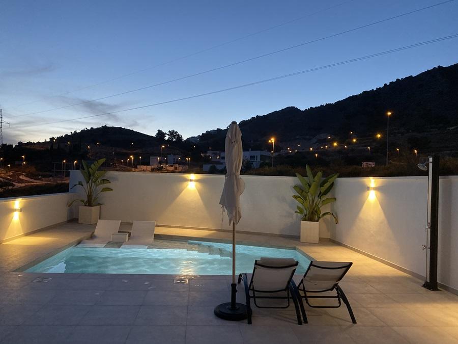 Detached design villa with private pool in Nerja.