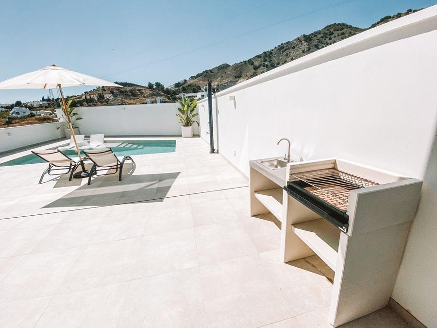 Detached design villa with private pool in Nerja.