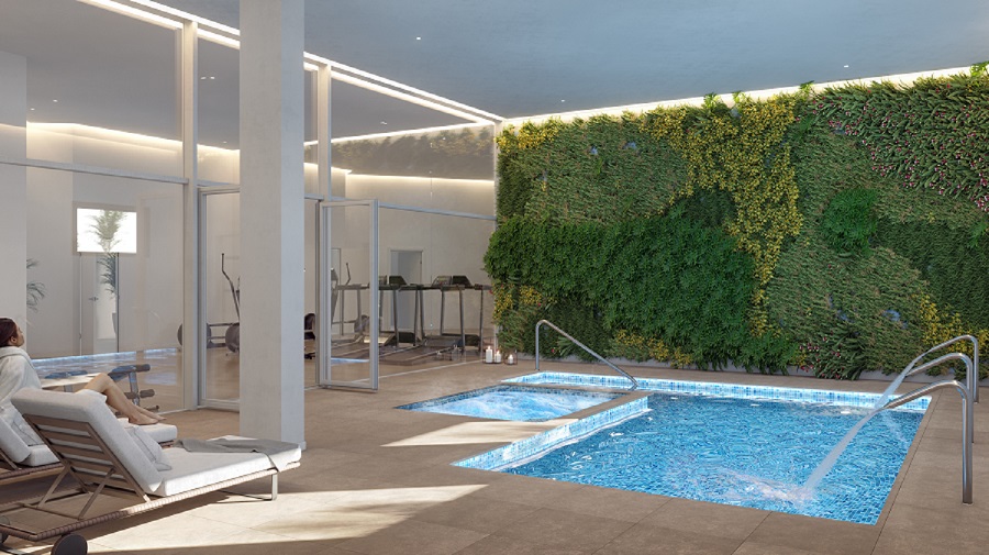 New project in Nerja of 2 and 3 bedroom apartments, stunning sea views and communal pool, padel court, gym and more.