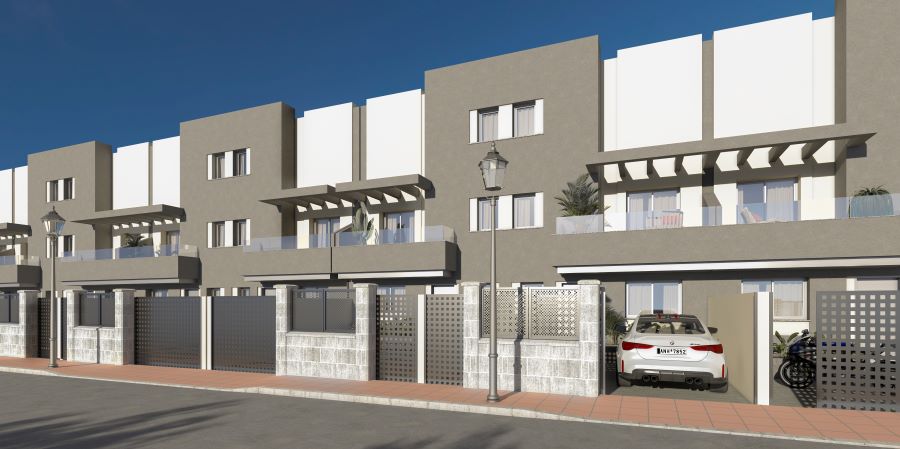 Case a schiera con piscina privata a Torrox Costa.