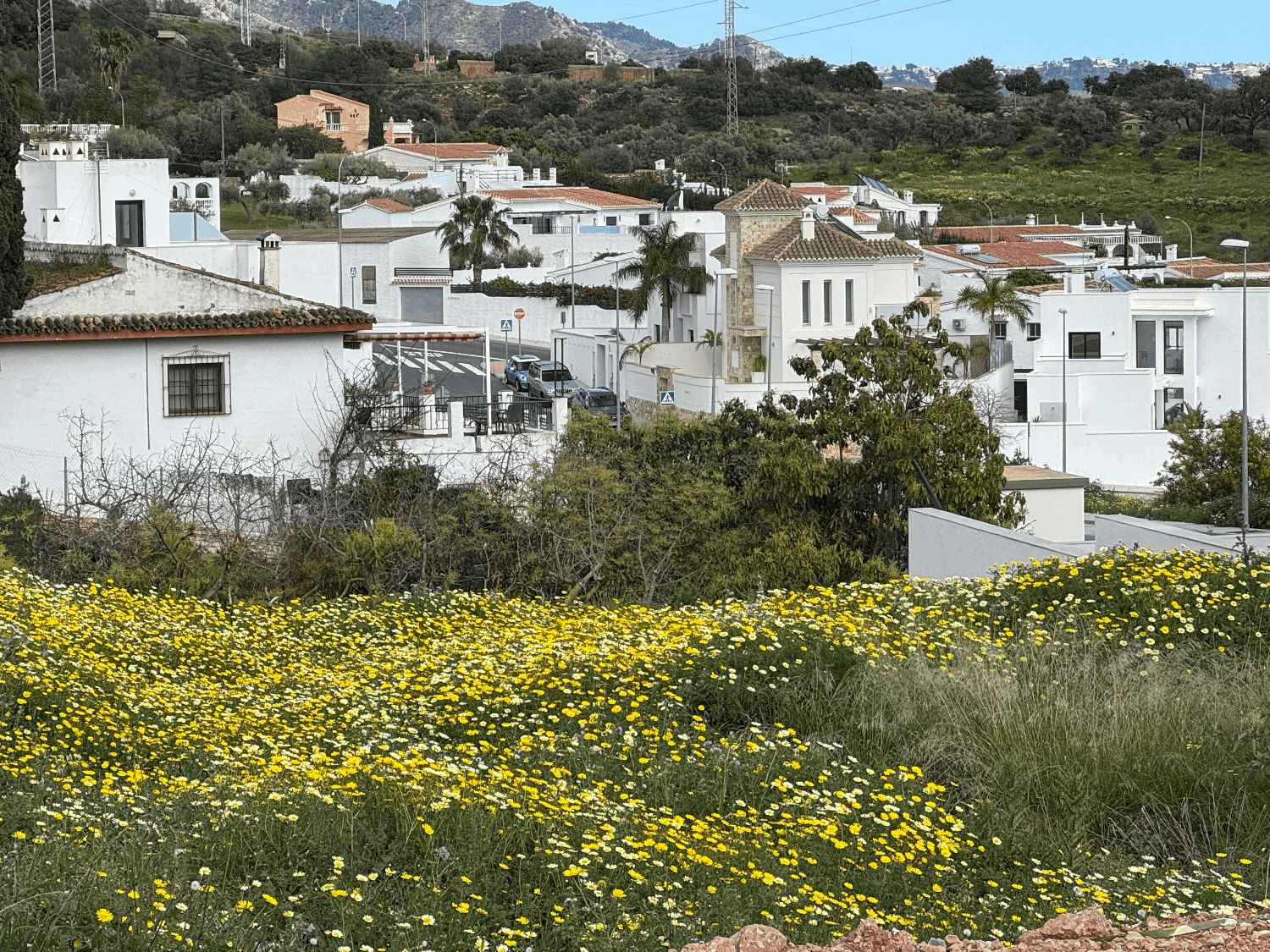 Stor tomt för att bygga en fristående villa 1 km från havet i Nerja