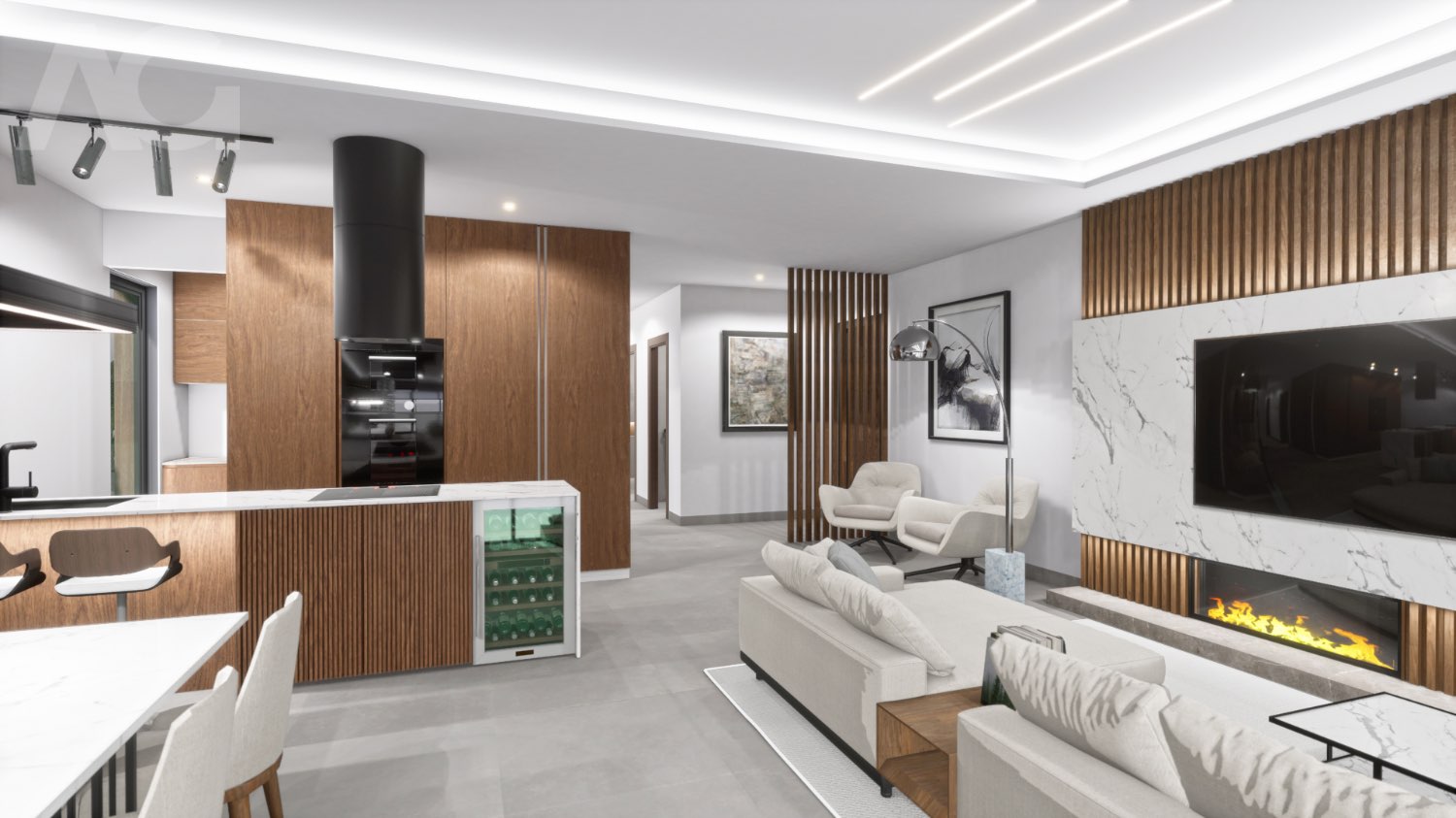 Prachtig nieuwbouw project met appartementen, duplex en geschakelde woningen op korte afstand van het Burriana strand en het centrum van Nerja