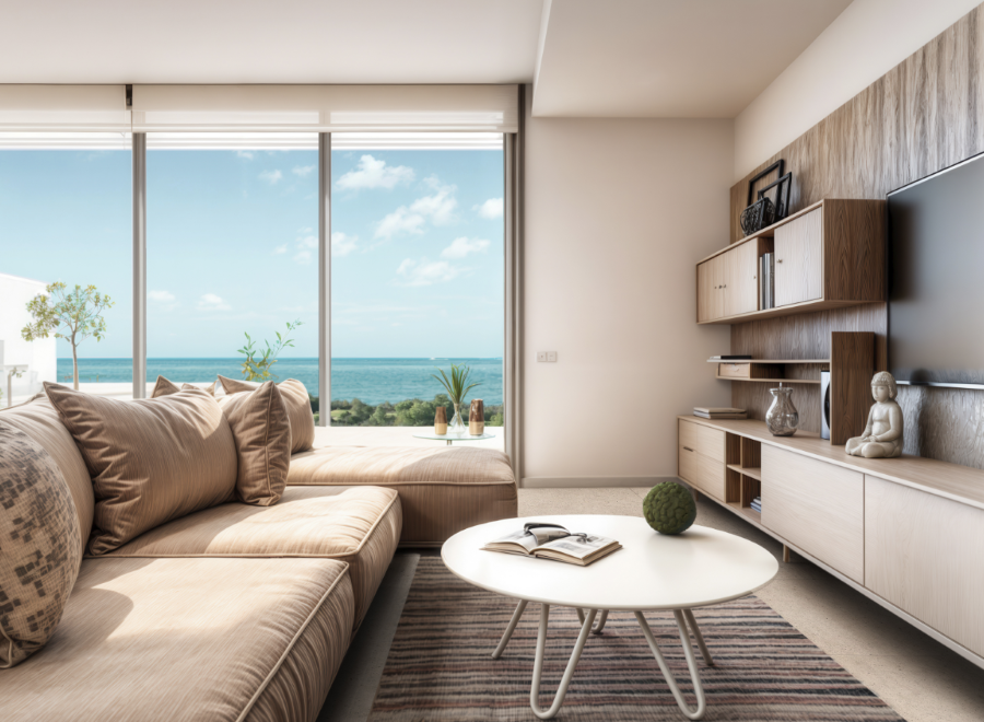 Geschakelde woningen met prachtig zeezicht en privézwembad in Lagos.
