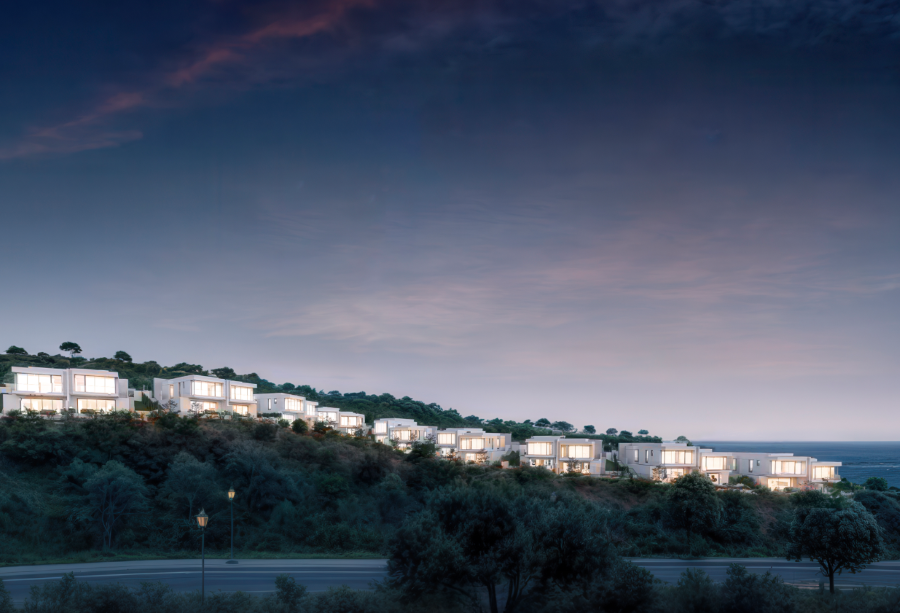 Geschakelde woningen met prachtig zeezicht en privézwembad in Lagos.