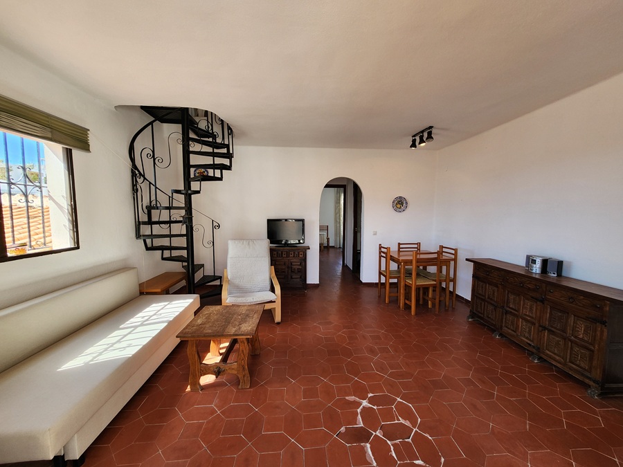 Duplex met ongelooflijk uitzicht op zee en gemeenschappelijk zwembad in de Parador wijk van Nerja
