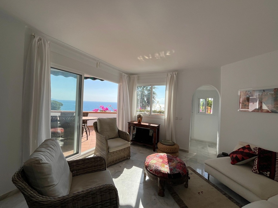 Appartement avec de belles vues sur la mer dans l’urbanisation populaire Ladera del Mar 1 – Nerja