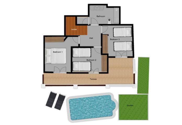 Fristående villa med privat pool och havsutsikt i El Mirador de las Lomas – Frigiliana