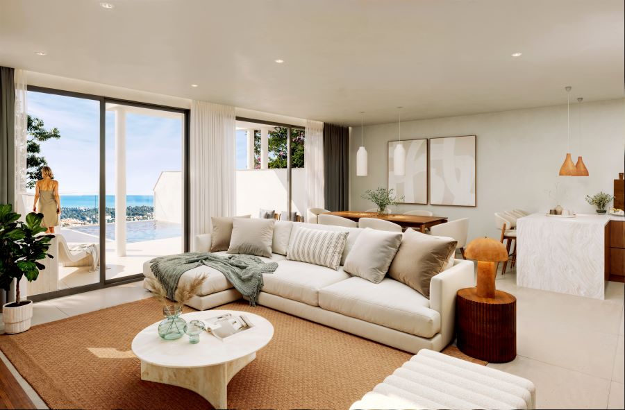 Moderne villa med privat pool og tagterrasse i Nerja