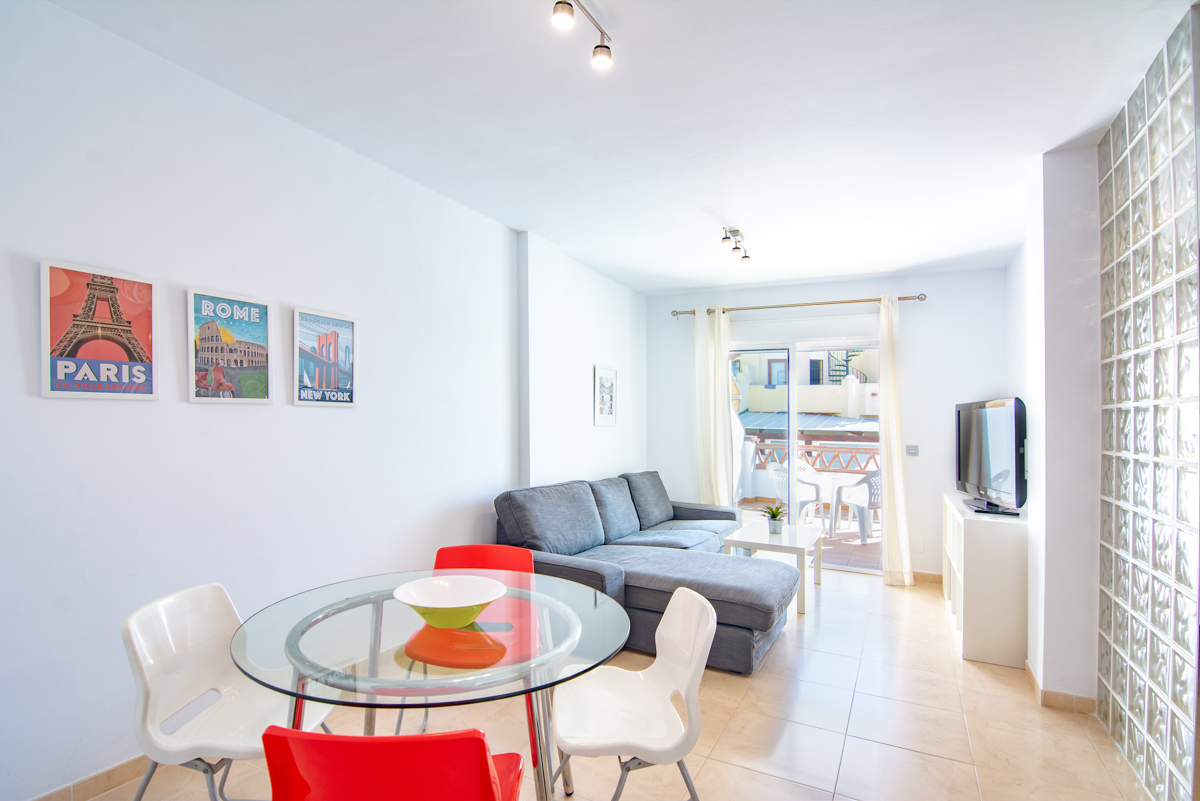 Appartement met 2 slaapkamers op 450 meter van het Burriana strand Nerja