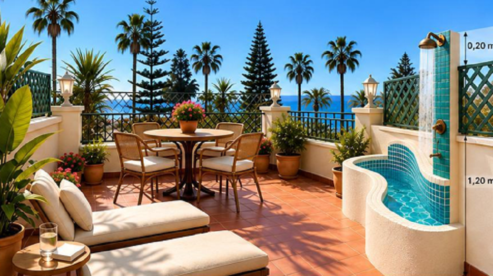 Dejlig lejlighed på 1. linje Burriana strand i Nerja