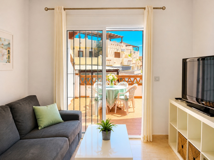 Appartement met 2 slaapkamers op 450 meter van het Burriana strand Nerja