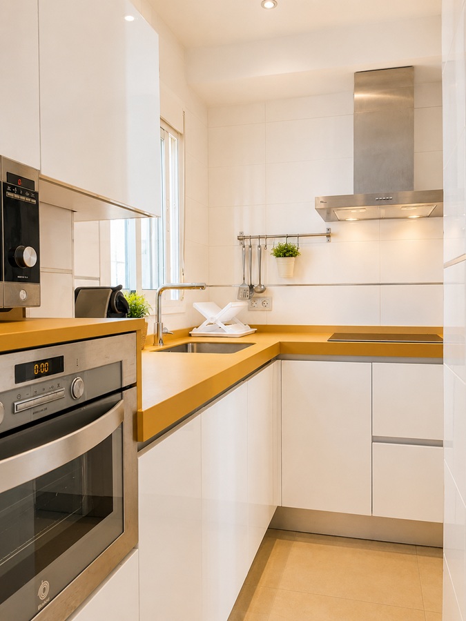 Appartement met 2 slaapkamers op 450 meter van het Burriana strand Nerja