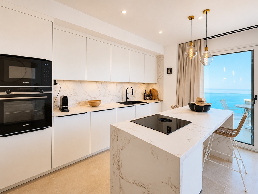Exklusives Penthouse mit Panoramablick auf das Meer und Fünf-Sterne-Einrichtungen in Bayview II, Nerja