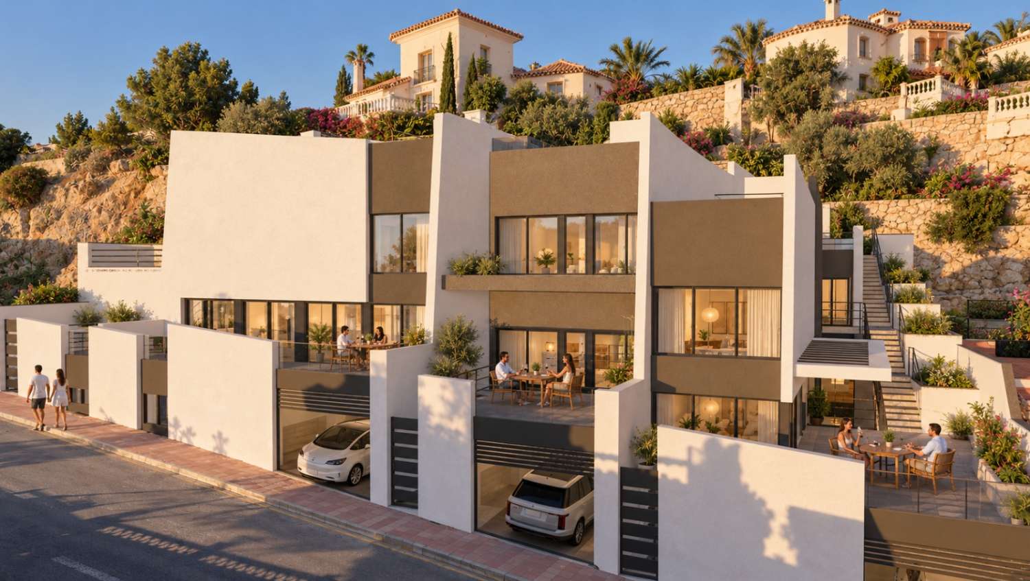 Percelen in Torrox met project