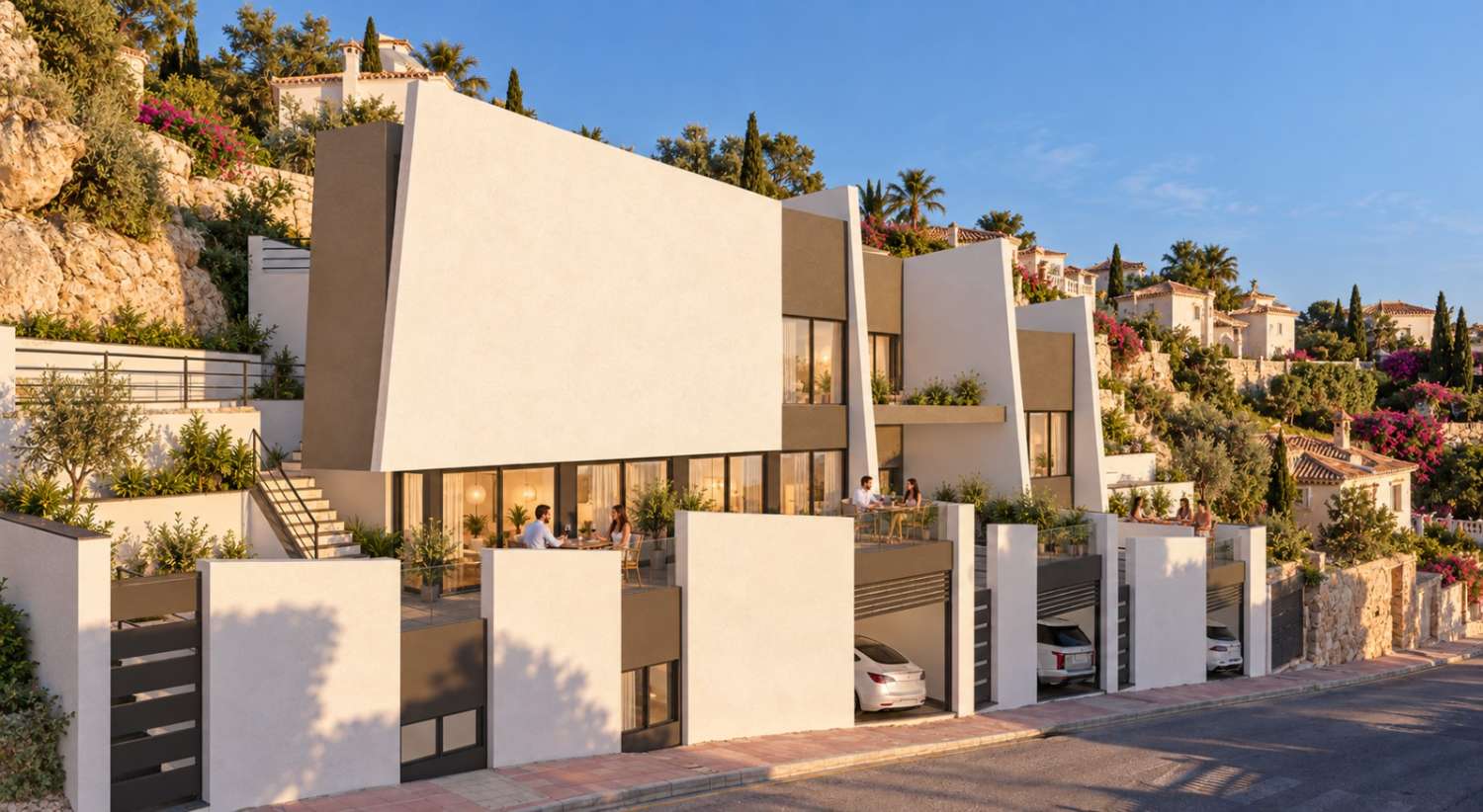 Percelen in Torrox met project