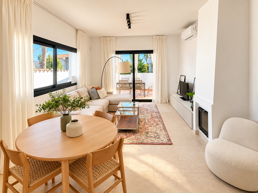 Villa bellamente decorada con piscina privada a 1 km. desde la playa de Burriana
