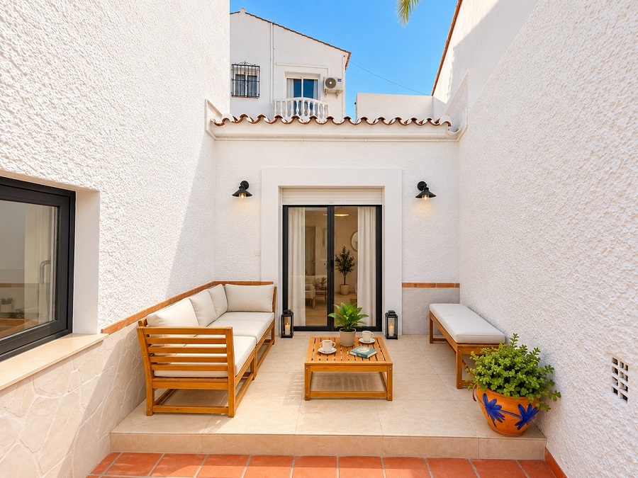 Villa bellamente decorada con piscina privada a 1 km. desde la playa de Burriana