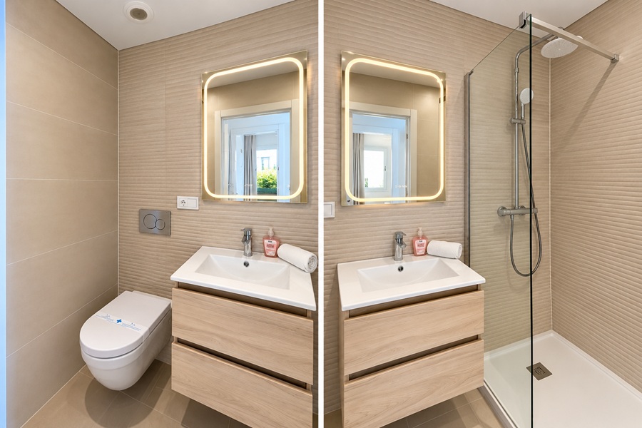 Exclusief hoekappartement met panoramisch zeezicht in Bayview II, Nerja